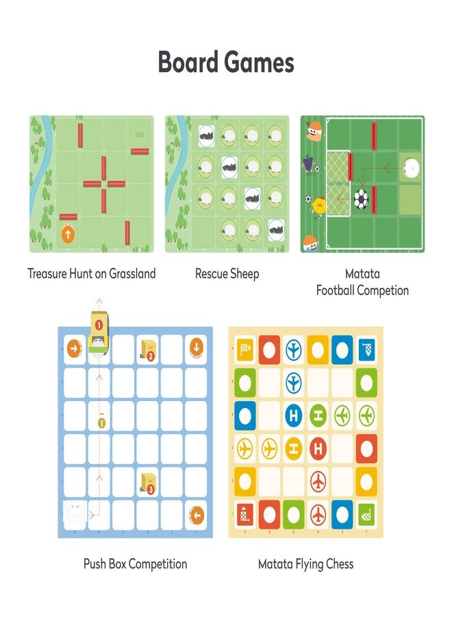 MatataStudio Game Box with 5 Programming Board Games for Coding Set & Pro Set, Education Add-on with Rich Learning Materials for Kids Aged 4-10 - Image 2